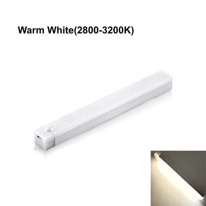 LED Bar Lights USB Rechargeable Motion Sensor Night Light Portable Induction Cabinet Light for Kitchen Room for Wardrobe Hallway